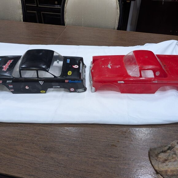Toys | Rc Racing Black Red Decals Body Shell 18inx9in | Poshmark
